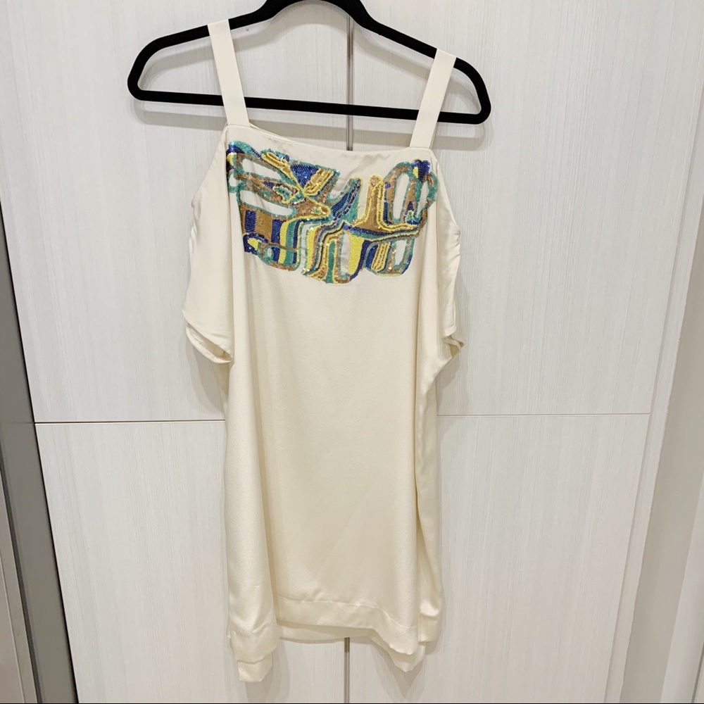 Tibi Silk Sequin Dress